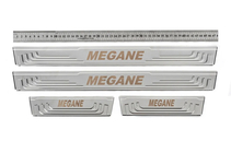 Renault Megane II 2004-2009 Seuils de porte V-2 (4 pcs, inox) photo 1