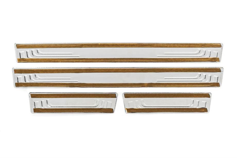 Renault Megane IV 2016-2025 Seuils de porte V-2 (4 pcs, inox) Photo 4