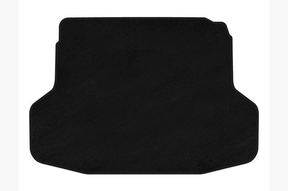 Honda Civic Sedan VII 2001-2006 Tapis de coffre textile Premium (Coupé, Noir) Photo 1