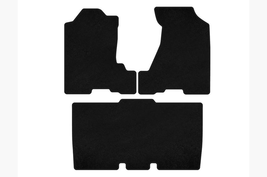 Honda Element 2003-2011 Tapis de sol textile Premium (Noir) Image