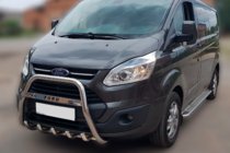 Ford Custom 2013-2022 Pare-buffle WT006 F1-56 (Inox) photo 1