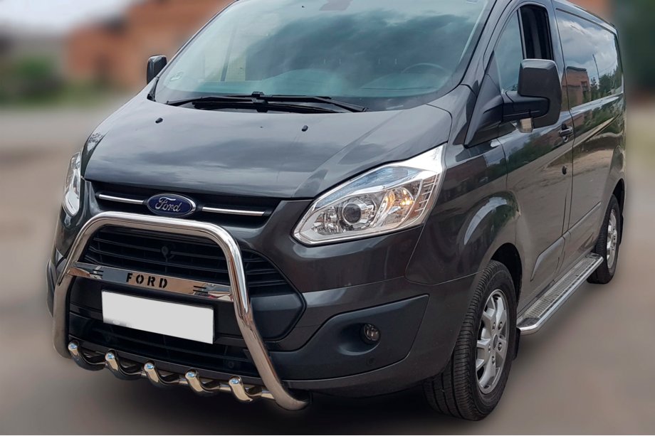 Ford Custom 2013-2022 Pare-buffle WT006 F1-56 (Inox) Image