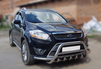 Ford Kuga 2008-2013 Pare-buffle WT003-Exclusive (acier inoxydable) photo 2