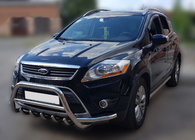 Ford Kuga 2008-2013 Pare-buffle WT003-Exclusive (acier inoxydable) photo 3