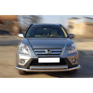 Pare-buffle Avant ST014 (Inox) Honda CRV 2001-2006 photo 1