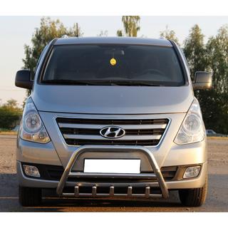 Pare-buffle WT003 (Inox) Hyundai H300, H1, Starex 2008-2020 photo 1