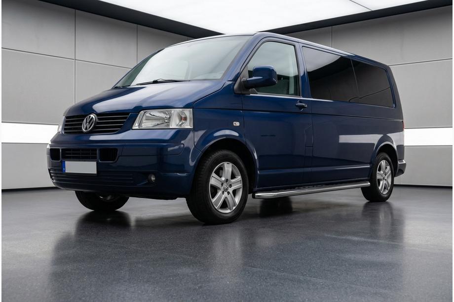 Volkswagen T5 Multivan 2003–2010 Marchepieds Latéraux Maydos V1 (2 pcs, Aluminium & Inox) Photo 1