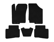 Kia Forte 2008–2024 Tapis de sol textile Deluxe (2008-2012, Noir) photo 1