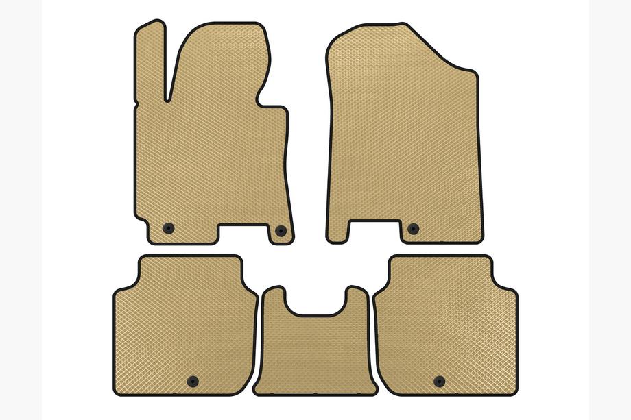Kia Forte 2008–2024 Tapis de sol EVA (2012-2016, Beige) Image