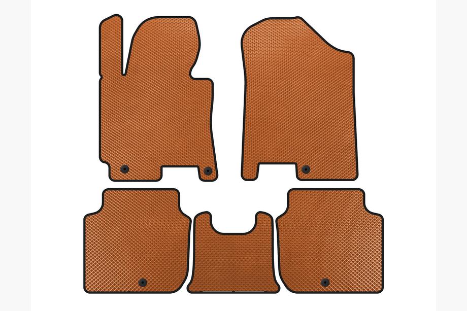 Kia Forte 2008–2024 Tapis de sol EVA (2012-2016, Orange) Image