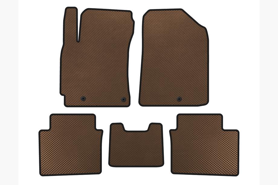 Kia Forte 2008–2024 Tapis de sol EVA (2018-2021, Marron) Image