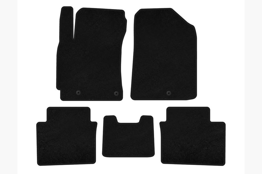 Kia Forte 2008–2024 Tapis de sol textile Deluxe (2018-2021, Noir) Photo 1