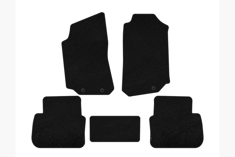Saab 9-5 1997-2010 Tapis de sol textile Classic (noir) Image