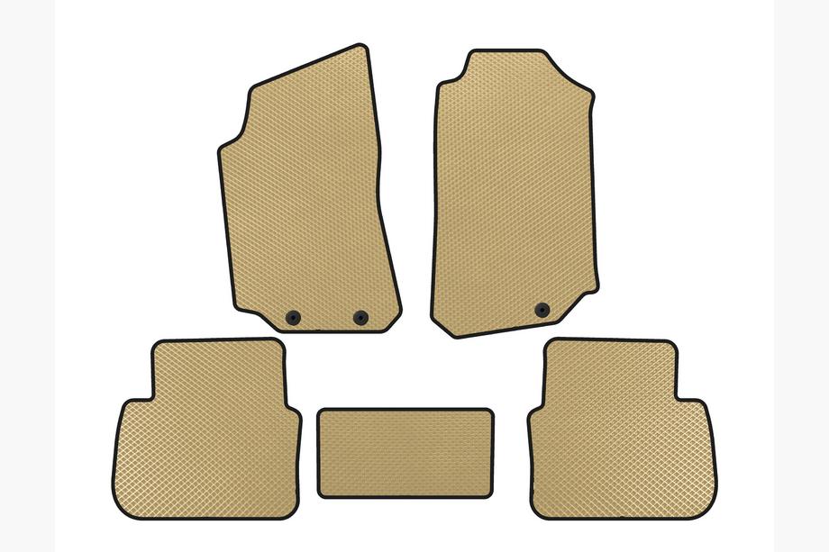 Saab 9-5 1997-2010 Tapis de sol EVA (Beige) Photo 1
