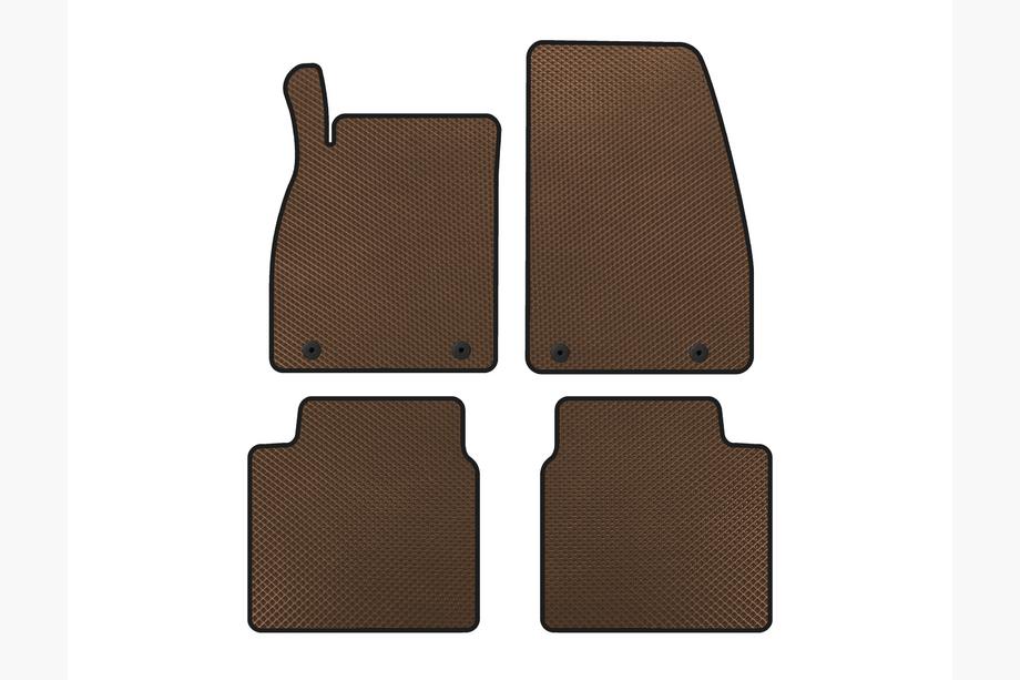 Saab 9-5 2010-2012 Tapis de sol EVA (Marron) Image