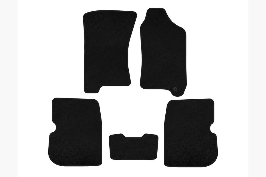 Subaru Forester 1997-2002 Tapis de sol textile Premium (Conduite à droite, Noir) Image