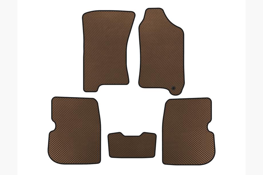 Subaru Forester 1997-2002 Tapis de sol EVA (Conduite à Droite, Marron) Image