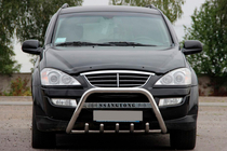SsangYong Action 2005-2018 Pare-buffle WT004 Inox photo 1