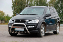 SsangYong Action 2005-2018 Pare-buffle WT004 Inox photo 2