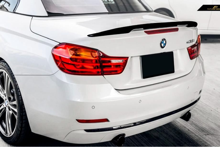 BMW 4 Series F32/F33/F36 2012-2020 Aileron P-Style (pour F33, Noir Brillant) Photo 1