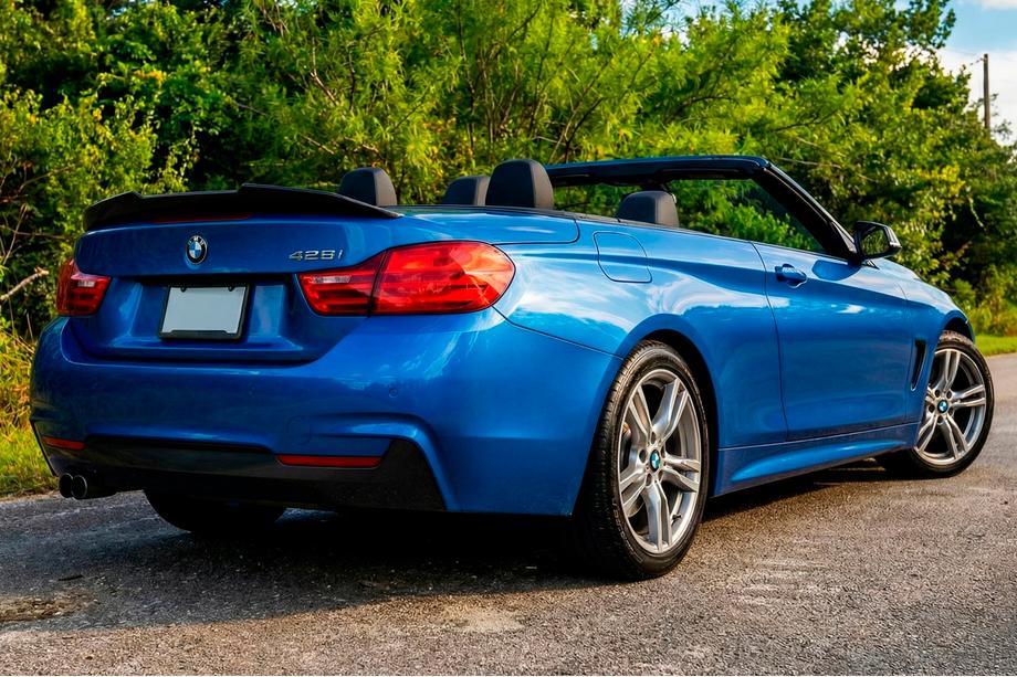 BMW 4 Series F32/F33/F36 2012-2020 Aileron PSM-Style (pour F33, Noir Brillant) Photo 1