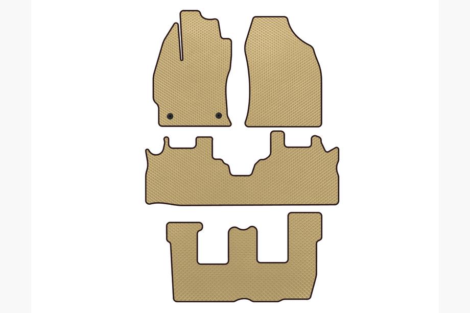 Toyota Prius Tapis de sol EVA (3 Rangées, Beige) Image