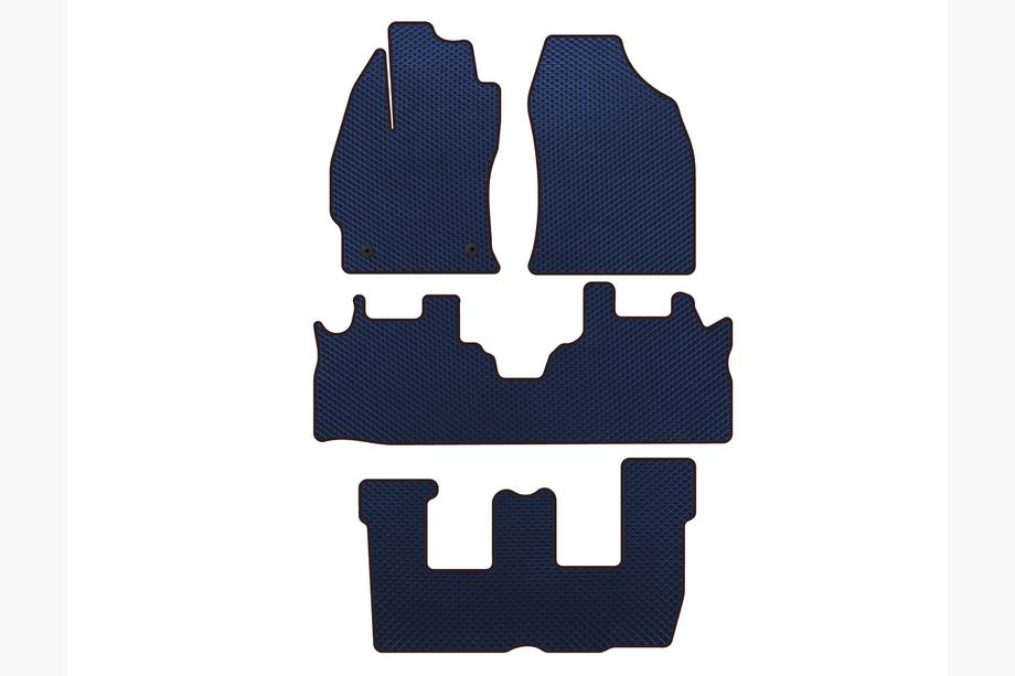 Toyota Prius Tapis de sol EVA (3 Rangées, Bleu) Image