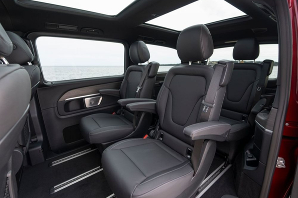 Essai de la Mercedes-Benz EQV 2024 : une voiture électrique de luxe pour toute la famille Photo 7
