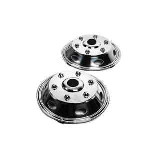 Enjoliveurs avant en acier inoxydable Exclusive V1 R15 (2 pièces)