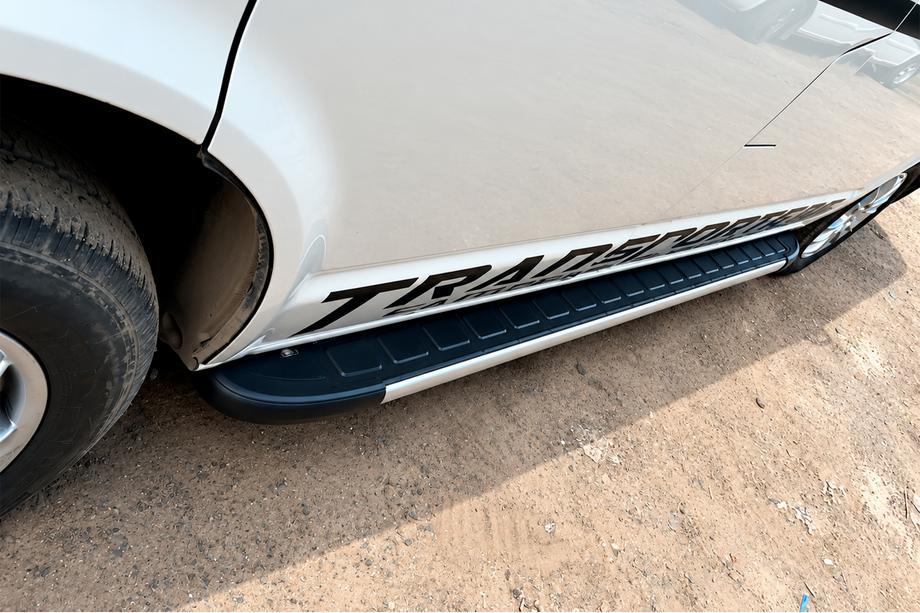 Volkswagen T5 2010-2015 Marchepieds Latéraux Duru (2 pcs, Aluminium) Empattement Long Photo 1