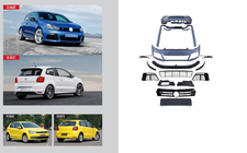 Volkswagen Polo 2010-2017 Kit carrosserie complet R photo 1