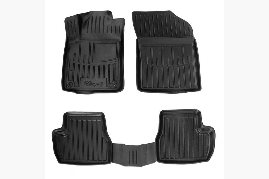 Citroen C-3 2009–2016 Tapis de sol en caoutchouc Stingray 3D (4 pcs) Image