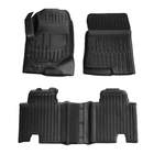 SsangYong Musso II 2018– Tapis de sol en caoutchouc Stingray 3D (4 pcs) photo 1