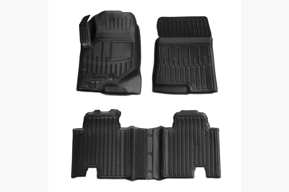 SsangYong Musso II 2018– Tapis de sol en caoutchouc Stingray 3D (4 pcs) Image
