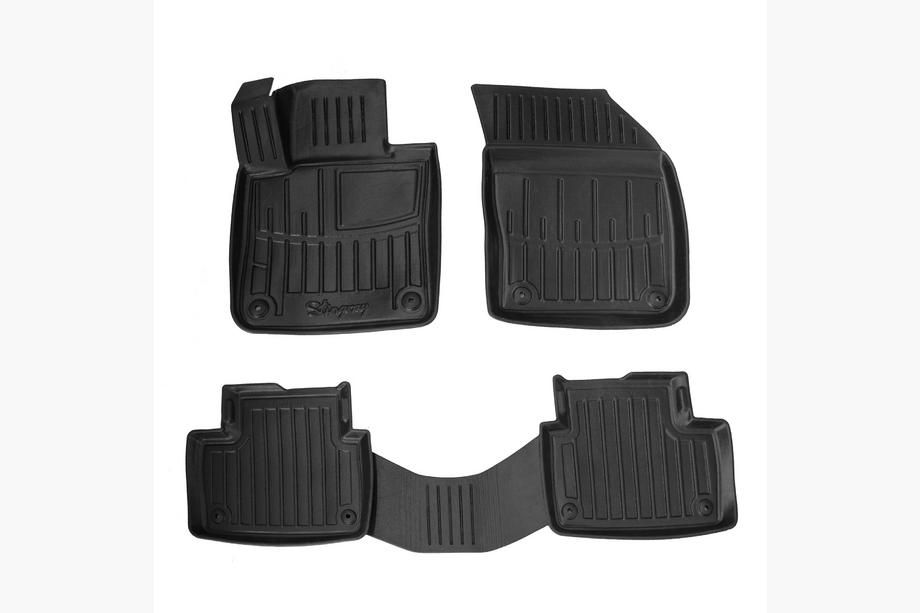 Volvo S60 2019- Tapis de sol en caoutchouc Stingray 3D (4 pcs) Image