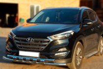 Hyundai Tucson TL 2016-2021 Pare-buffle Avant Shark Inox photo 1