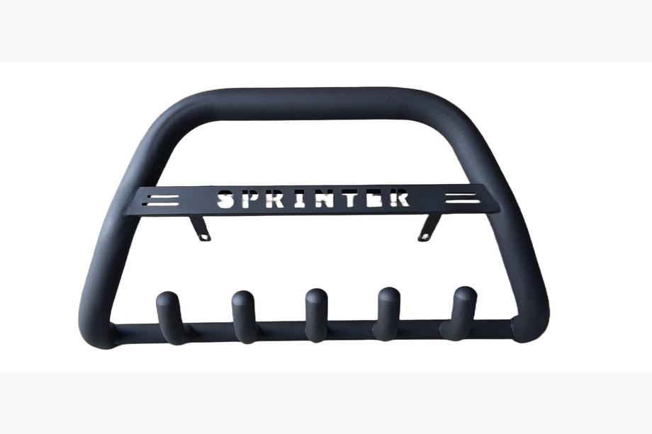 Mercedes Sprinter W901/902/903/904/905 1995–2006 Pare-buffle Black WT004 (Inox) 2000-2006 Photo 2