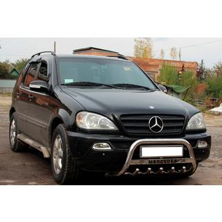 Pare-buffle WT004 (Inox) Mercedes ML W163 1997-2005 photo 4