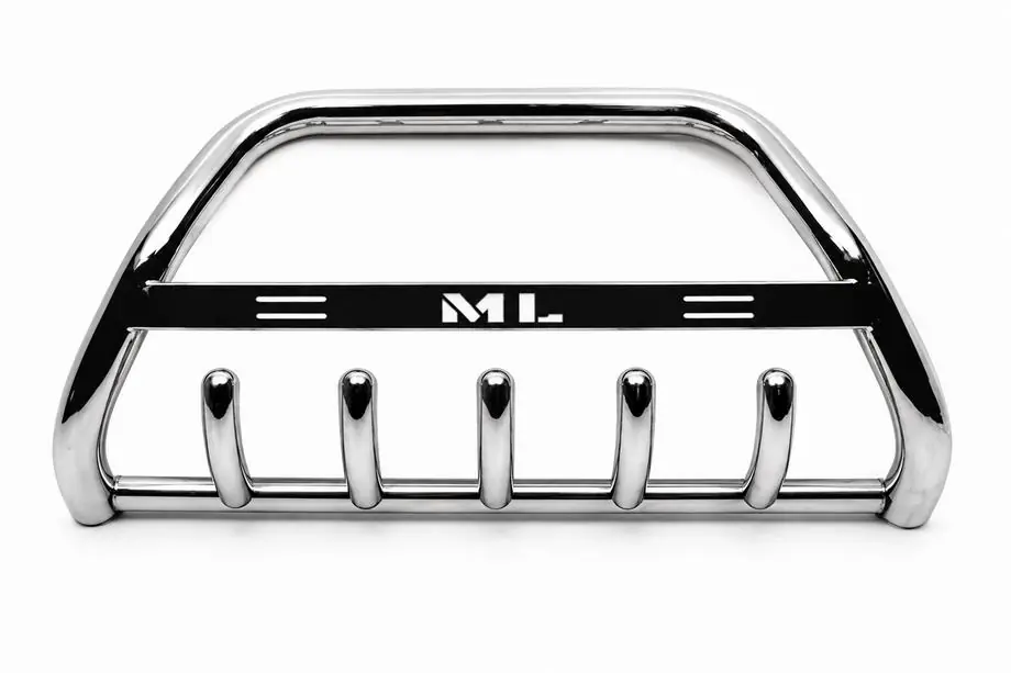 Mercedes ML W163 1997-2005 Pare-buffle WT004 (Inox) Photo 5