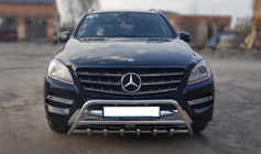 Mercedes GLE/ML class W166 2011-2018 Pare-buffle WT003 (Inox) photo 1