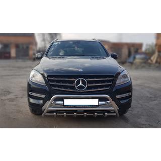 Pare-buffle WT003 (Inox) Mercedes GLE/ML class W166 2011-2018 photo 1