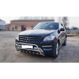 Pare-buffle WT003 (Inox) Mercedes GLE/ML class W166 2011-2018 photo 2