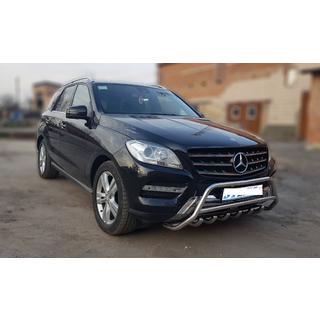 Pare-buffle WT003 (Inox) Mercedes GLE/ML class W166 2011-2018 photo 3