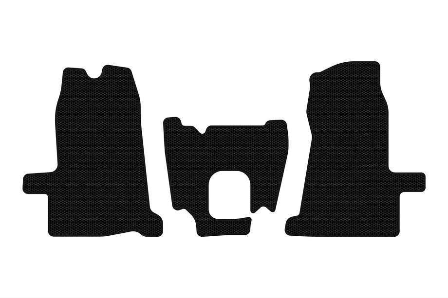 Ford Transit 2000–2014 Tapis en caoutchouc Carsuit (2000-2006, 1+1, boîte manuelle, noir) Image
