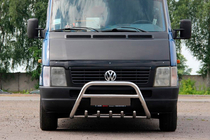 Volkswagen LT 1995-2006 Pare-buffle WT003 (Inox) 60mm, sans inscription photo 1