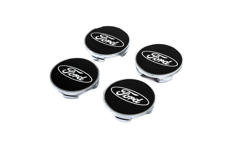 Ford Cabochons de jante 54.5/50mm noirs (lot de 4) Photo 2