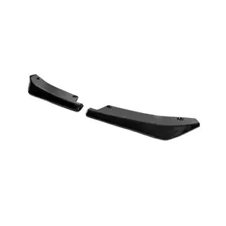 Extensions universelles de bas de caisse Flap Type-A (2 pcs, noir brillant, plastique ABS) photo 2