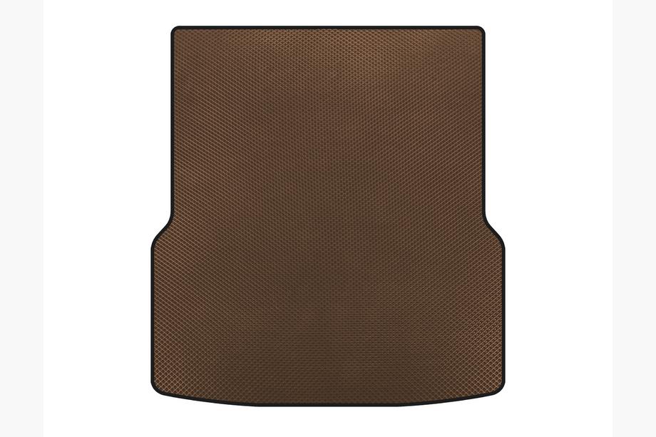 Tesla Model S 2012– Tapis de coffre avant EVA (4WD, 2012-2021, Marron) Image