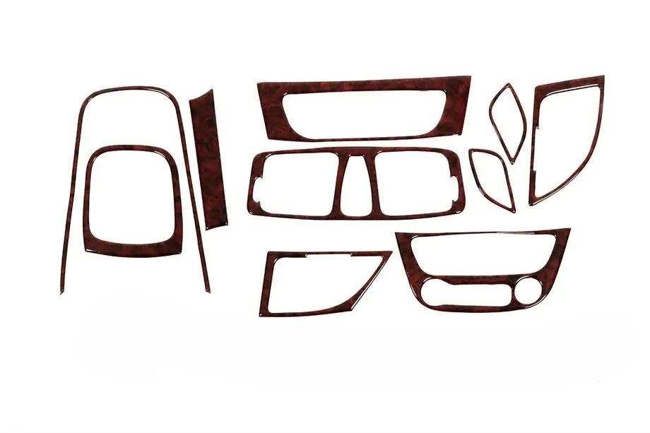 Renault Megane III 2009-2016 Kit de garnitures de tableau de bord Meric Bois (Petit Set) Photo 1