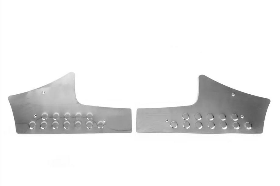 Citroen Berlingo 2008-2018 Seuils intérieurs arrière OmsaLine inox 2 pcs, OmsaLine - Acier Inoxydable Italien Image